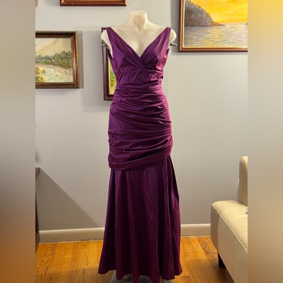 Theia dress, purple color, size 6 - Picture 1 of 5